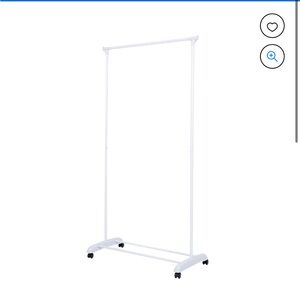 Single rod for garments